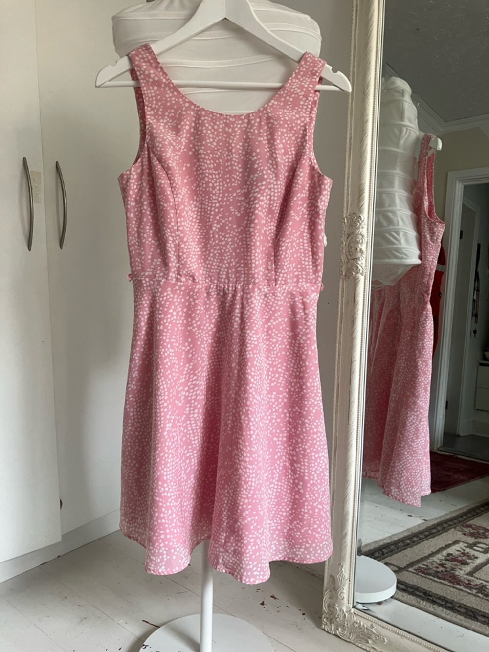 Forever 21 Pink Speckled Midi Dress